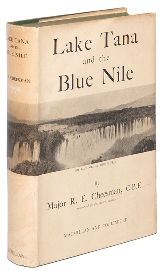 A fine presentation copy from the author. Cheesman was the H. M. Consul in North-west Abyssinia, and led this surveying expedition to Lake Tana