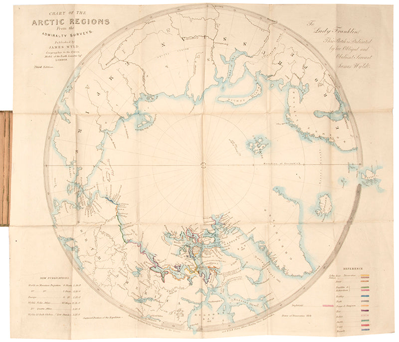 Chart of the Arctic regions