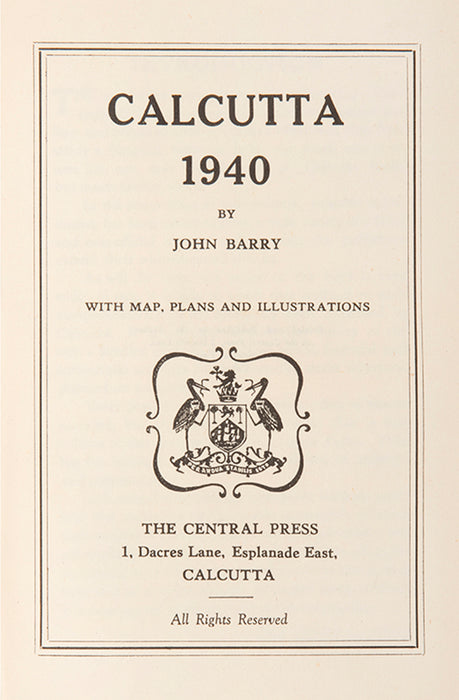 Calcutta in 1940.