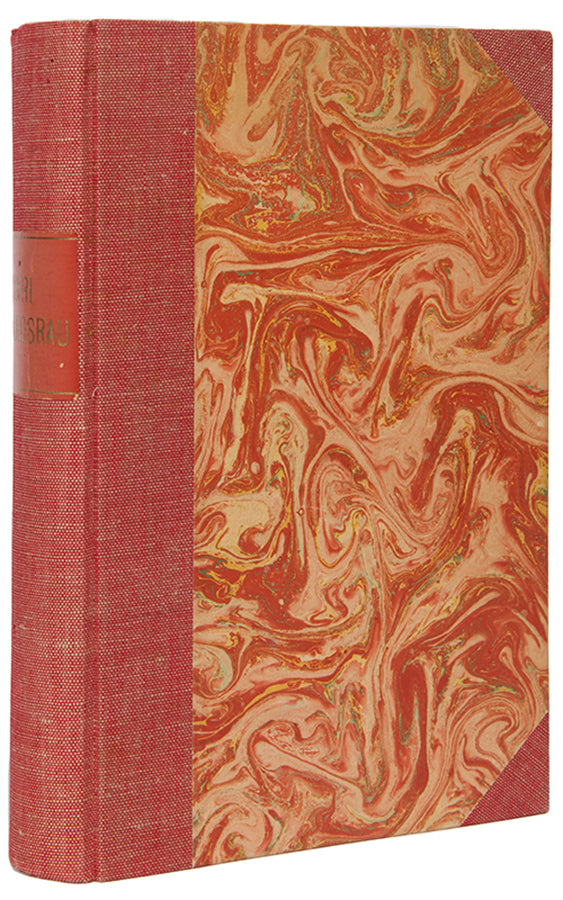 The scarce original printing of Schefer's translation of the Safarnama, an eleventh century account of a pilgrimage to Mecca from Persia and return via Bahrain.