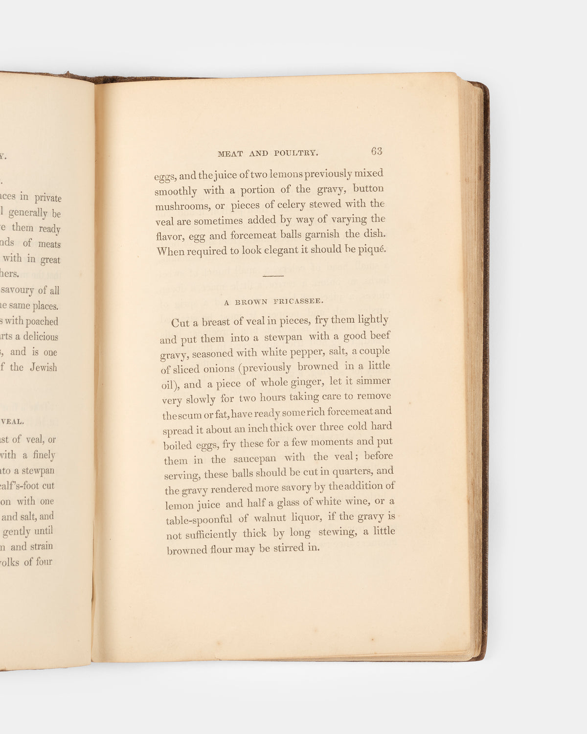 A scarce Kosher Cookery book by Lady Montefiore, one of the first British Cookbooks devoted to the Hebrew kitchen.