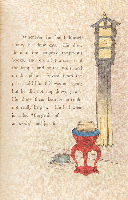 Japanese Fairy Tales, Hearn, including Boy who drew cats, Old woman who lost her dumpling, Chin Chin Kobakama, Goblin spider & Fountain of youth
