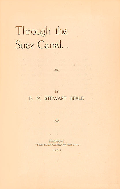 Chapters on the history and building of the canal. 