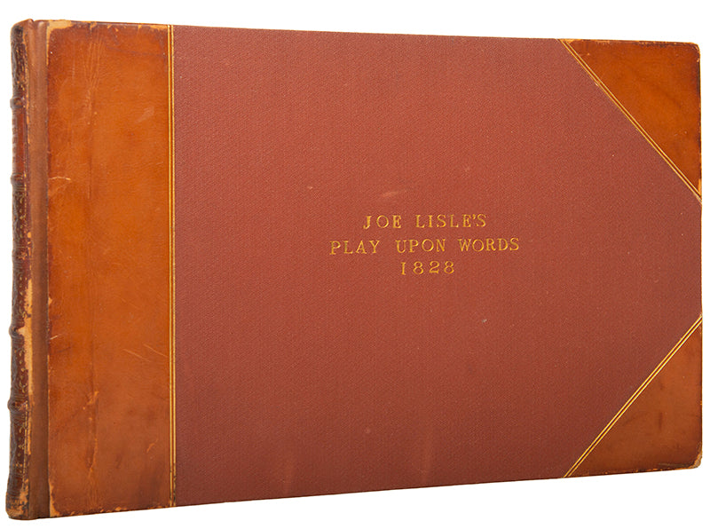 The first edition of Joe Lisle's play on words, containing fourty hand-coloured aquatints.