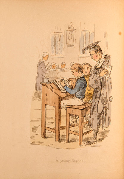The first edition of William Thackeray's Doctor Birch, with 16 hand-coloured engraved plates.
