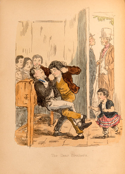 The first edition of William Thackeray's Doctor Birch, with 16 hand-coloured engraved plates.