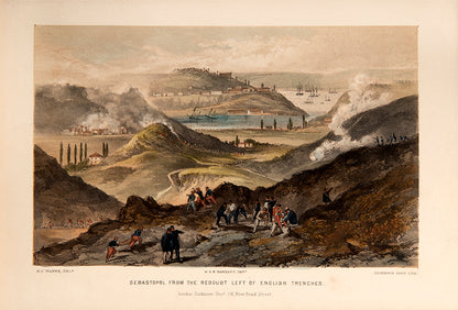 First edition of Sketches in the Crimea by Henry James Ware, with 17 hand-coloured plates showing the Crimean War.
