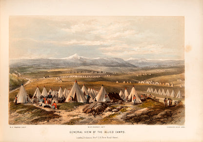 First edition of Sketches in the Crimea by Henry James Ware, with 17 hand-coloured plates showing the Crimean War.
