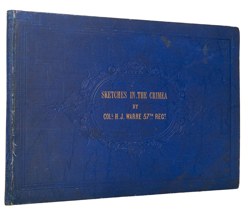 First edition of Sketches in the Crimea by Henry James Ware, with 17 hand-coloured plates showing the Crimean War.