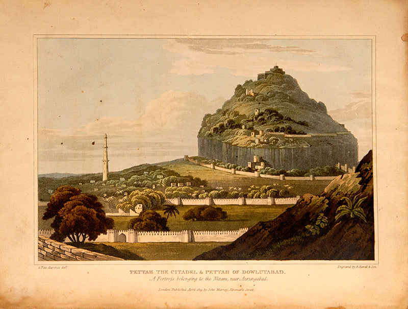First edition of Journal of a Route across India through Egypt by George Fitzclarence, containing 12 plates.