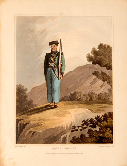 First edition of Journal of a Route across India through Egypt by George Fitzclarence, containing 12 plates.