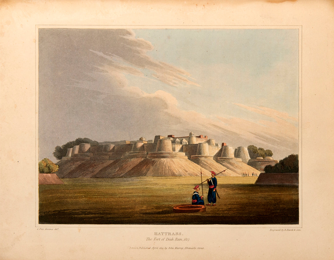 First edition of Journal of a Route across India through Egypt by George Fitzclarence, containing 12 plates.