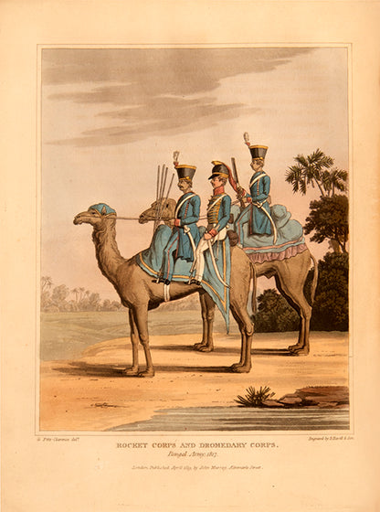 First edition of Journal of a Route across India through Egypt by George Fitzclarence, containing 12 plates.