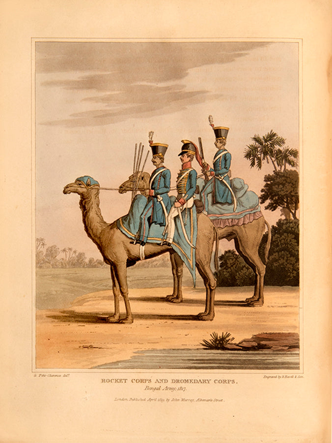First edition of Journal of a Route across India through Egypt by George Fitzclarence, containing 12 plates.