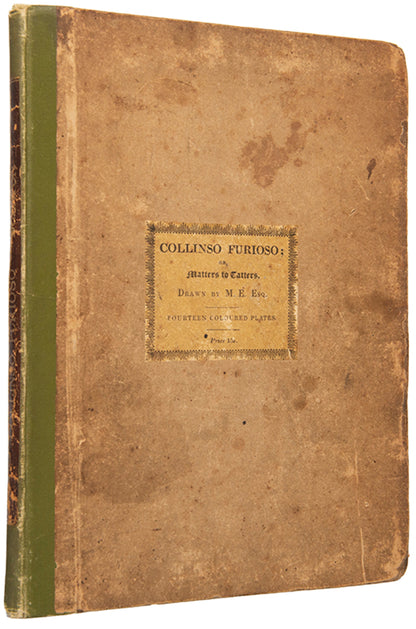 First edition of Collinso Furioso by Mary Egerton, a sweet children's book with 14 hand-coloured aquatint plates.