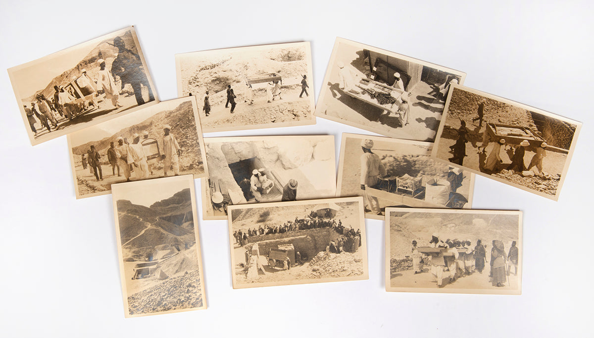 A rare group of seemingly unpublished photographs taken by Harry Burton (1879-1940), the renowned photographer of Egyptian antiquities