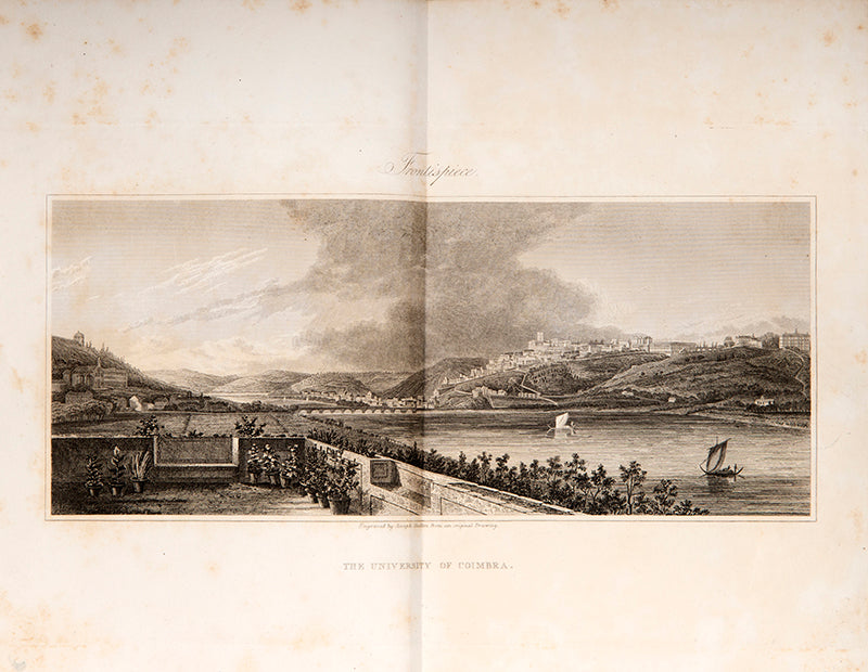 First edition of Portugal Illustrated by William Morgan Kinsey, containing 21 engraved views and 9 hand-coloured aquatint plates containing 36 costumes.
