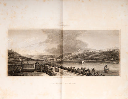 First edition of Portugal Illustrated by William Morgan Kinsey, containing 21 engraved views and 9 hand-coloured aquatint plates containing 36 costumes.