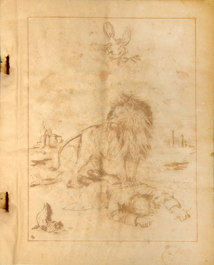 The 1918 and 1919 issues of Tee-Square magazine, created by staff of the Vickers Airship Drawing Office at Barrow-in-Furness to celebrate Christmas.