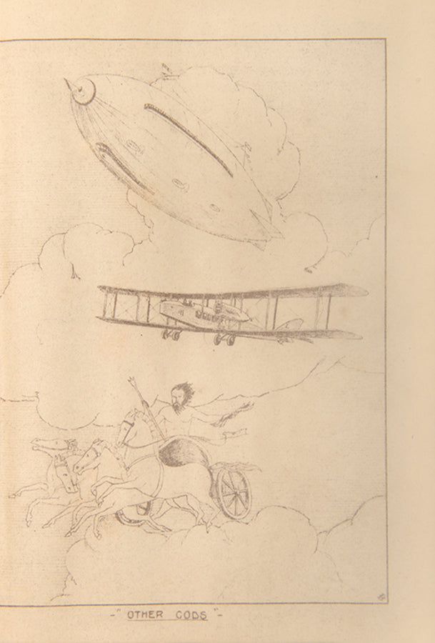The 1918 and 1919 issues of Tee-Square magazine, created by staff of the Vickers Airship Drawing Office at Barrow-in-Furness to celebrate Christmas.