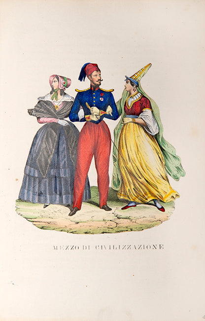 L'Affrica Francese by Pierre Christian, containing 66 hand-coloured lithograph plates.