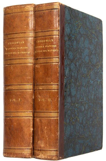 L'Affrica Francese by Pierre Christian, containing 66 hand-coloured lithograph plates.