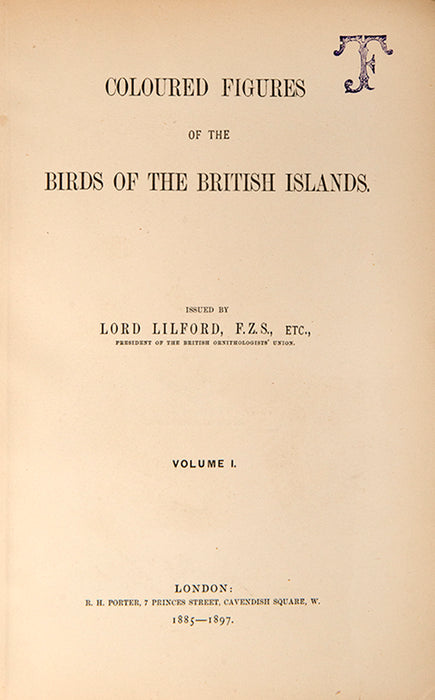 Coloured Figures of the Birds of the British Islands.