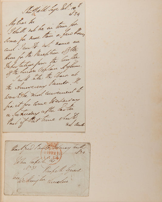 The second edition of The Wars of Wellington by William Combe, containing a tipped in letter written and signed by the Duke of Wellington.