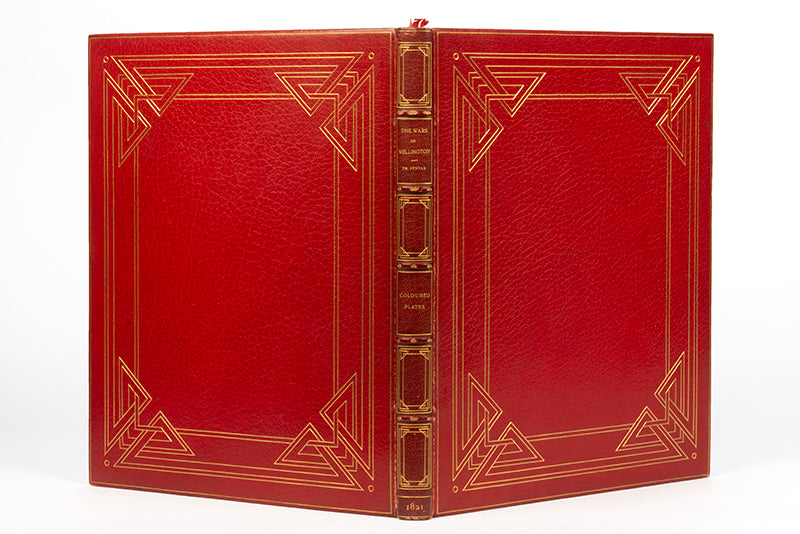 The second edition of The Wars of Wellington by William Combe, containing a tipped in letter written and signed by the Duke of Wellington.