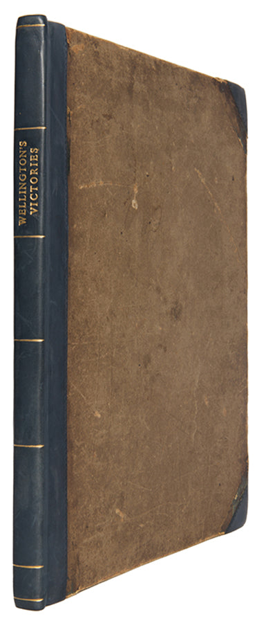 First edition of The Victories of the Duke of Wellington, London illustrated by Robert Westall, with 12 hand-coloured aquatint plates depicting Wellington's famous victories.