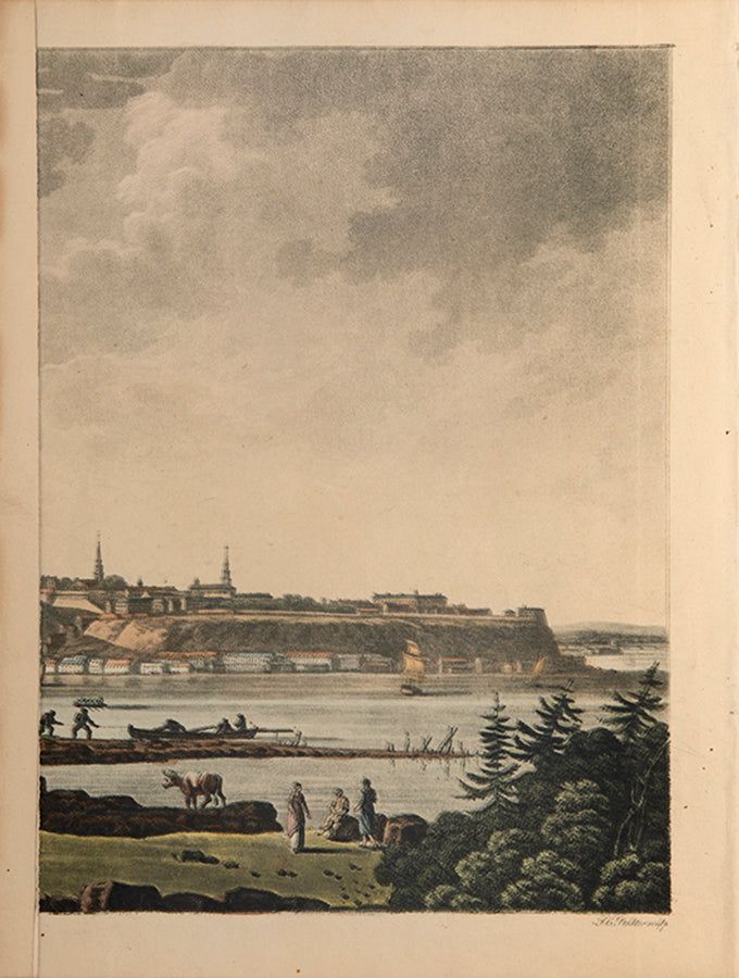 First edition of Travels through the Canadas by George Heriot, with 26 hand-coloured aquatint plates of Canada.