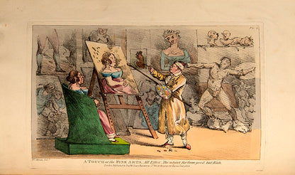 First edition of A Touch at the Fine Arts by Henry Alken, with 12 hand-coloured aquatints.