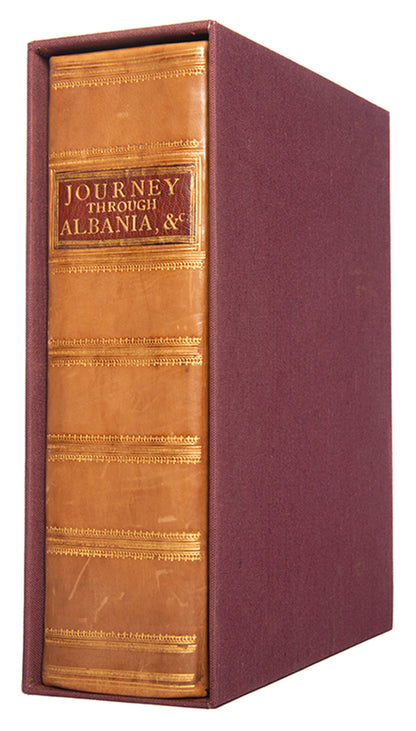 First edition of A Journey through Albania by John Cam Hobhouse, with 17 hand-coloured aquatints of Athens and the Ottoman Empire.