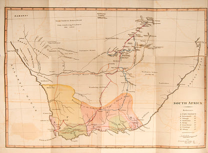 First edition of Travels in South Africa by John Campbell, one of the most notable early account of South Africa, with 12 hand-coloured aquatint plates.