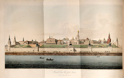 First edition of The Character of the Russians by Robert Lyall, containing 13 hand-coloured aquatints, several showing Moscow and the Kremlin.