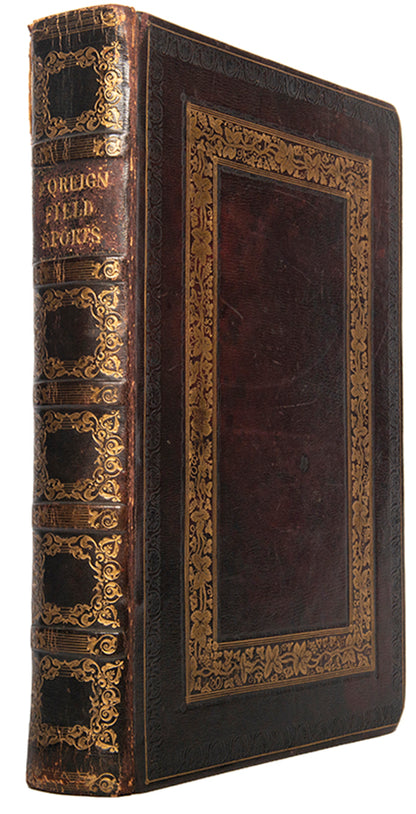 Foreign Field Sports, Fisheries, Sporting Anecdotes by Samuel Howitt, containing 110 hand-coloured aquatints showing hunting scenes from around the world.