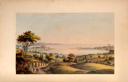 First edition of Select Views of the Antiquities and Harbours in the South of France by Jean Albanis de Beaumont, with 12 hand-coloured aquatint views.