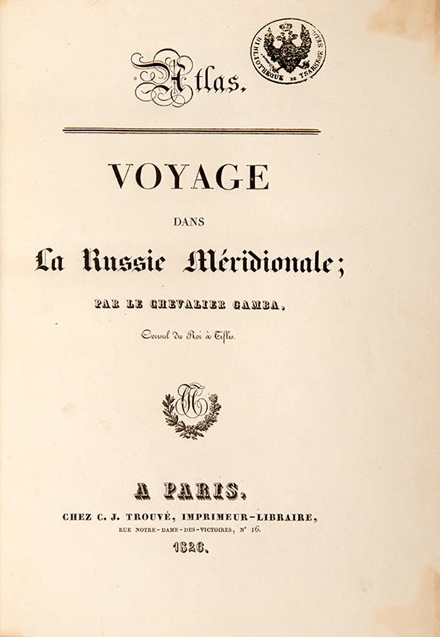 First edition of this important work known for its large view of Tbilisi.