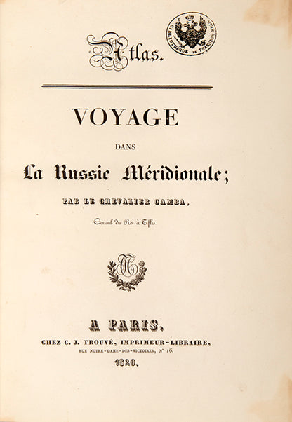 First edition of this important work known for its large view of Tbilisi.