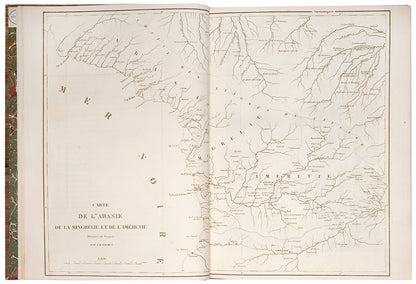 First edition of this important work known for its large view of Tbilisi.