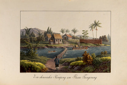 First edition of Skizzen von der Insel Java by Josef Jakob Xaver Pfyffer zu Neueck, with 15 fine hand-coloured plates of Javanese costume, weapons, coins, and wildlife.