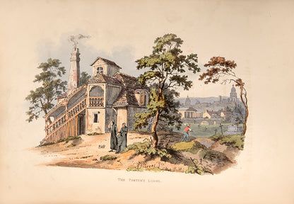 First edition of Picturesque Views of the Principal Monuments in the Cemetery of Pere La Chaise by John Thomas Serres, with 10 hand-coloured lithograph plates.