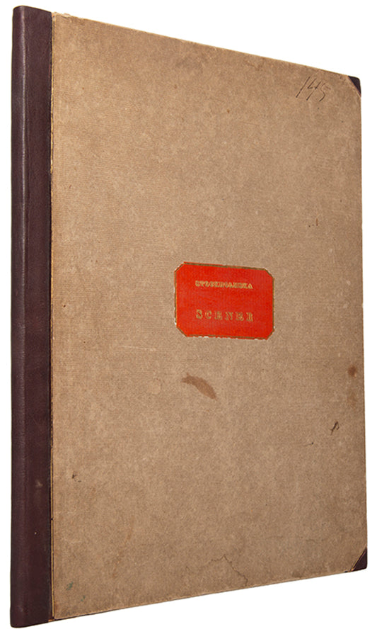 Stockholmska Scener by Hjalmar Morner, containing 16 lithographs of humerous scenes of Swedish life.
