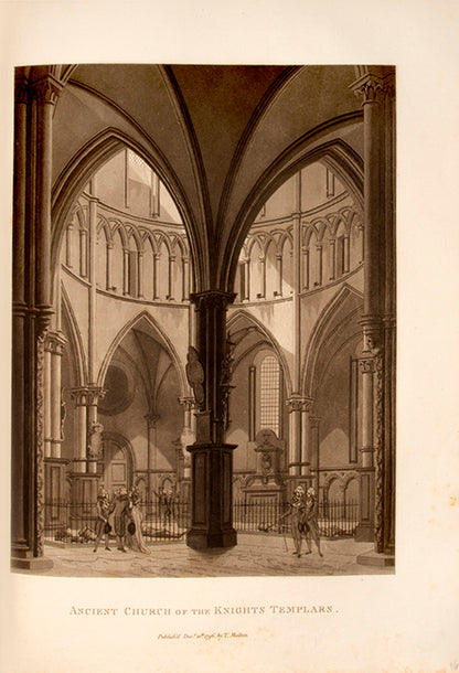 First edition, first issue, of A Picturesque Tour Through the Cities of London and Westminster by Thomas Malton, one of the first great aquatint books on London, with 100 fine aquatint plates.
