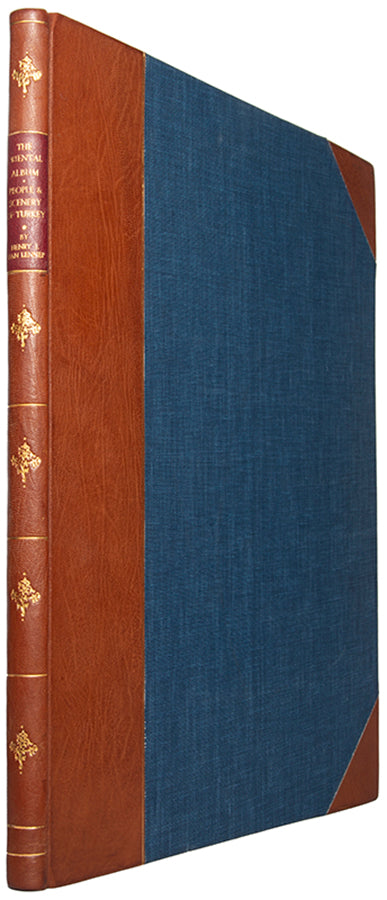 The first edition of The Oriental Album by Henry Van Lennep, containing 20 chromo-lithographed plates depicting Turkish, Armenian, and Jewish dress.