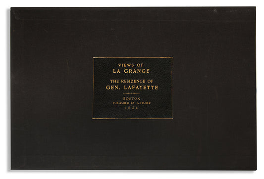 First edition of Views of Lagrange by Alvan Fisher, 4 hand-coloured lithograph plates.