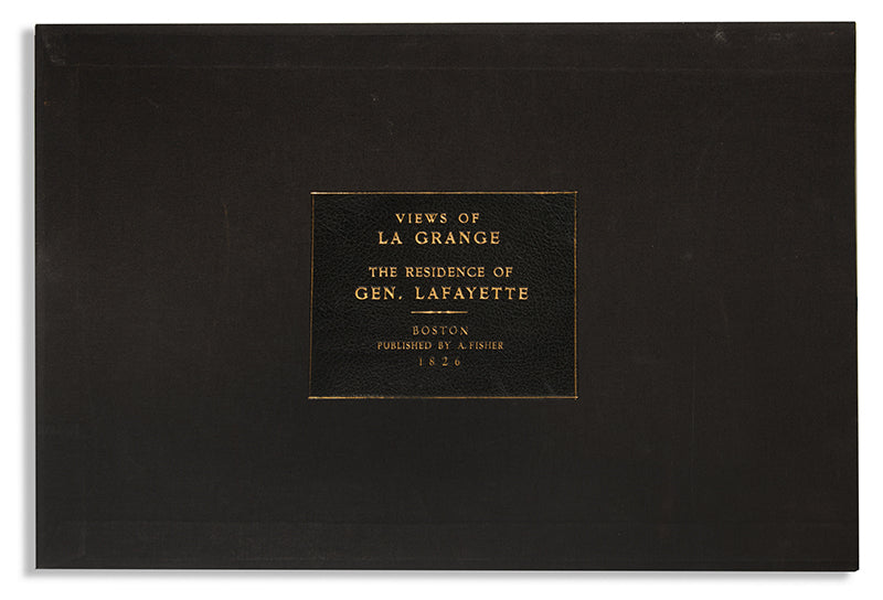 First edition of Views of Lagrange by Alvan Fisher, 4 hand-coloured lithograph plates.