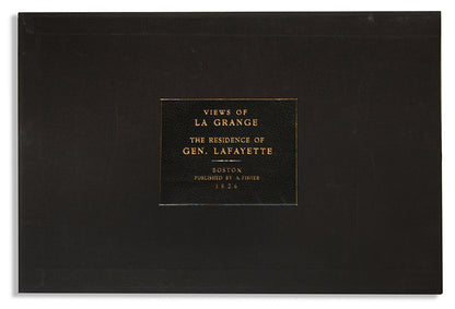 First edition of Views of Lagrange by Alvan Fisher, 4 hand-coloured lithograph plates.