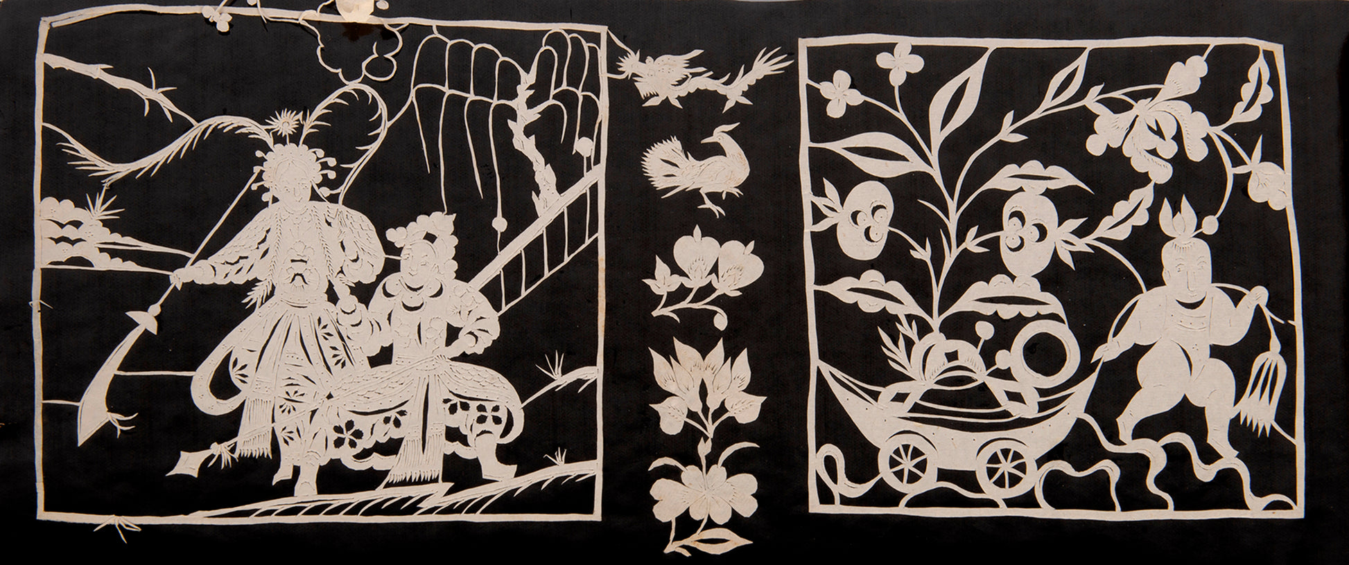 An exceptional album containing hundreds of delicate and elaborate Chinese jianzhi paper cut-outs.