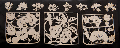 Album of 19th-century Chinese jianzhi paper cut-outs.